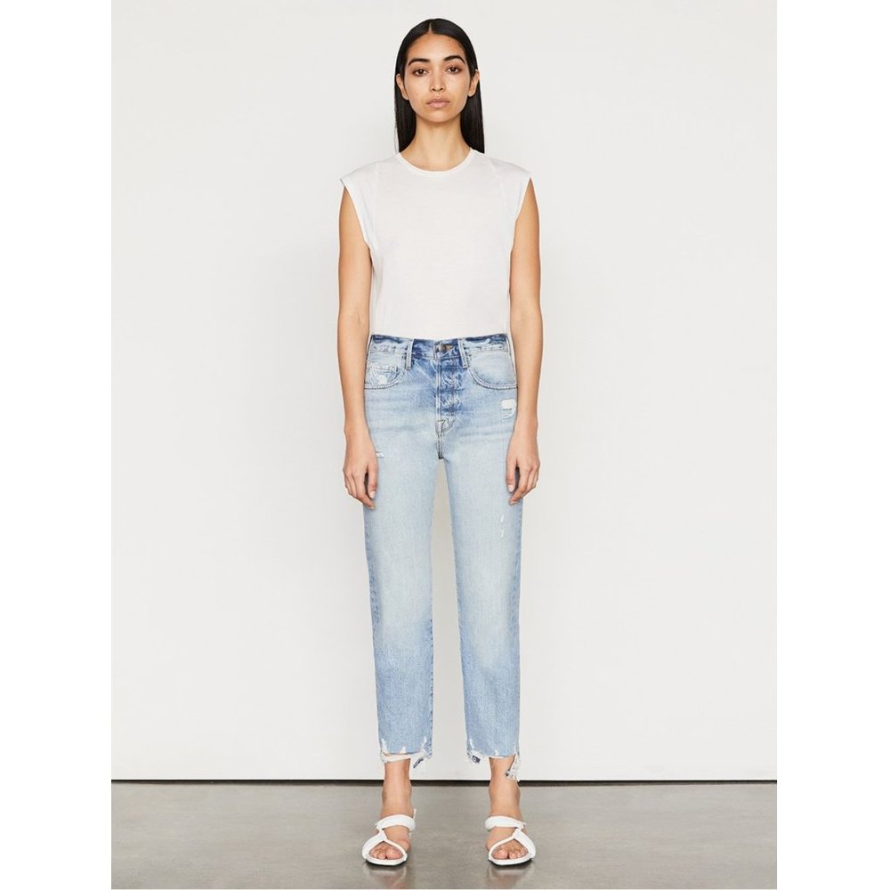 NWT Frame Le Original Destroyed Denim Jeans Size 25